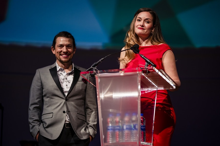 Kelly and Miguel Cervantes at the 2019 CURE Annual Benefit