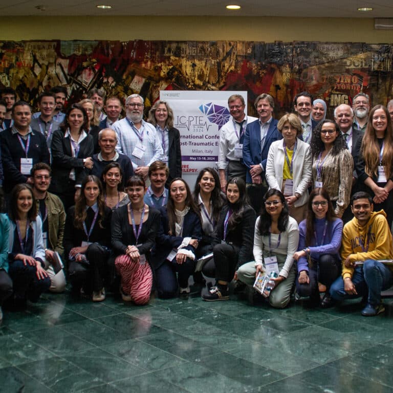 Several members of the Cure Epilepsy Team gathered for an event in Milan