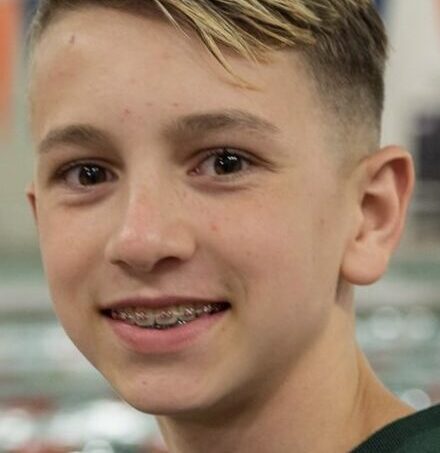 photo of boy with right temporal lobe epilepsy smiling